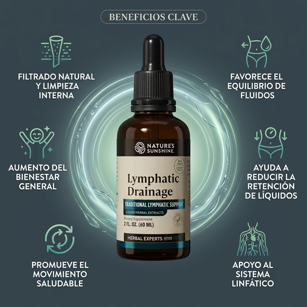 GOTAS DRENAJE LINFATICO x 2. LIMPIA Y DESINTOXICA TU CUERPO DIARIAMENTE